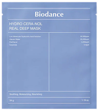 Biodance Hydro Cera-Nol Real Deep Mask Masque Hydrogel - 34 g