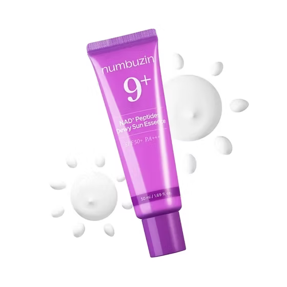 Numbuzin 9+ NAD+ Peptides Dewy Sun Essence SPF50+ PA++++ 50 ml — vue 3