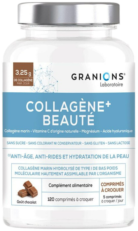 Granions Collagene+ Beaute Chocolat - 120 comprimes a croquer — vue 2