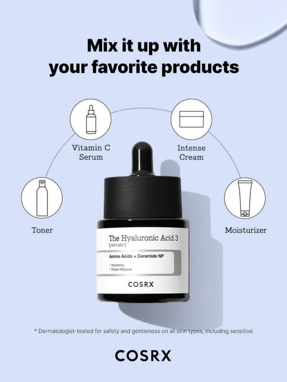 COSRX The Hyaluronic Acid 3 Serum 20 ml — vue 5