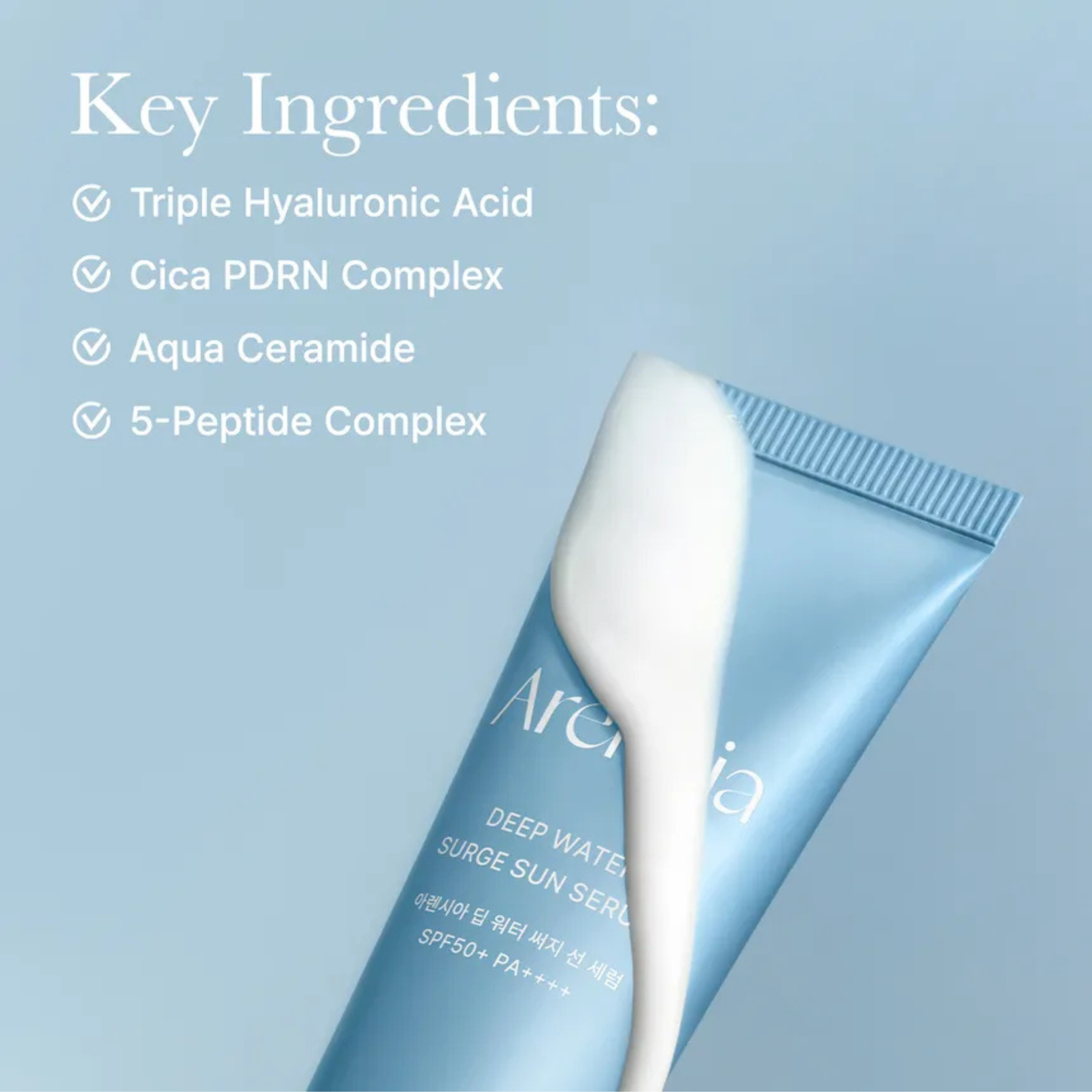 Arencia Deep Water Surge Sun Serum SPF50+ 50 ml — vue 4