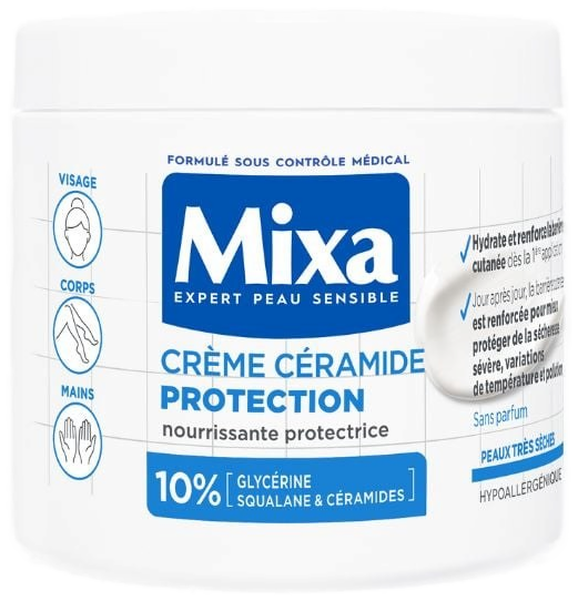 Mixa Crème Céramide Protection Nourrissante Protectrice 400 ml — vue 2