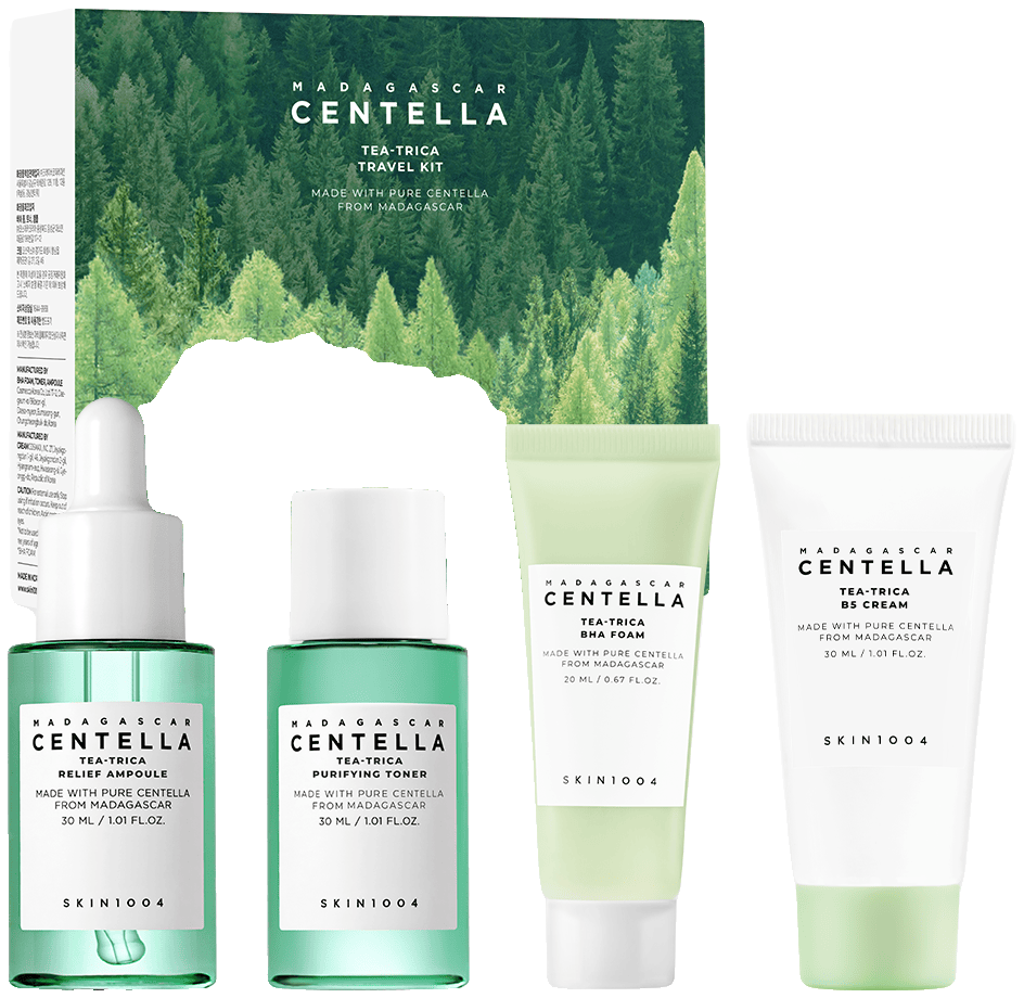 SKIN1004 Madagascar Centella Tea-Trica Travel Kit - 4 pieces