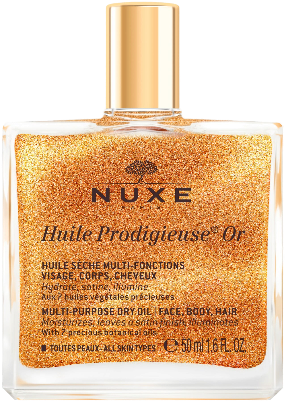 NUXE Huile Prodigieuse Or - Huile Seche Multi-Fonctions - 50 ml — vue 2