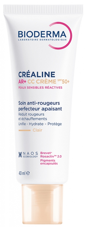 Bioderma Crealine AR+ CC Crème SPF50+ Teinte Clair 40 ml — vue 2