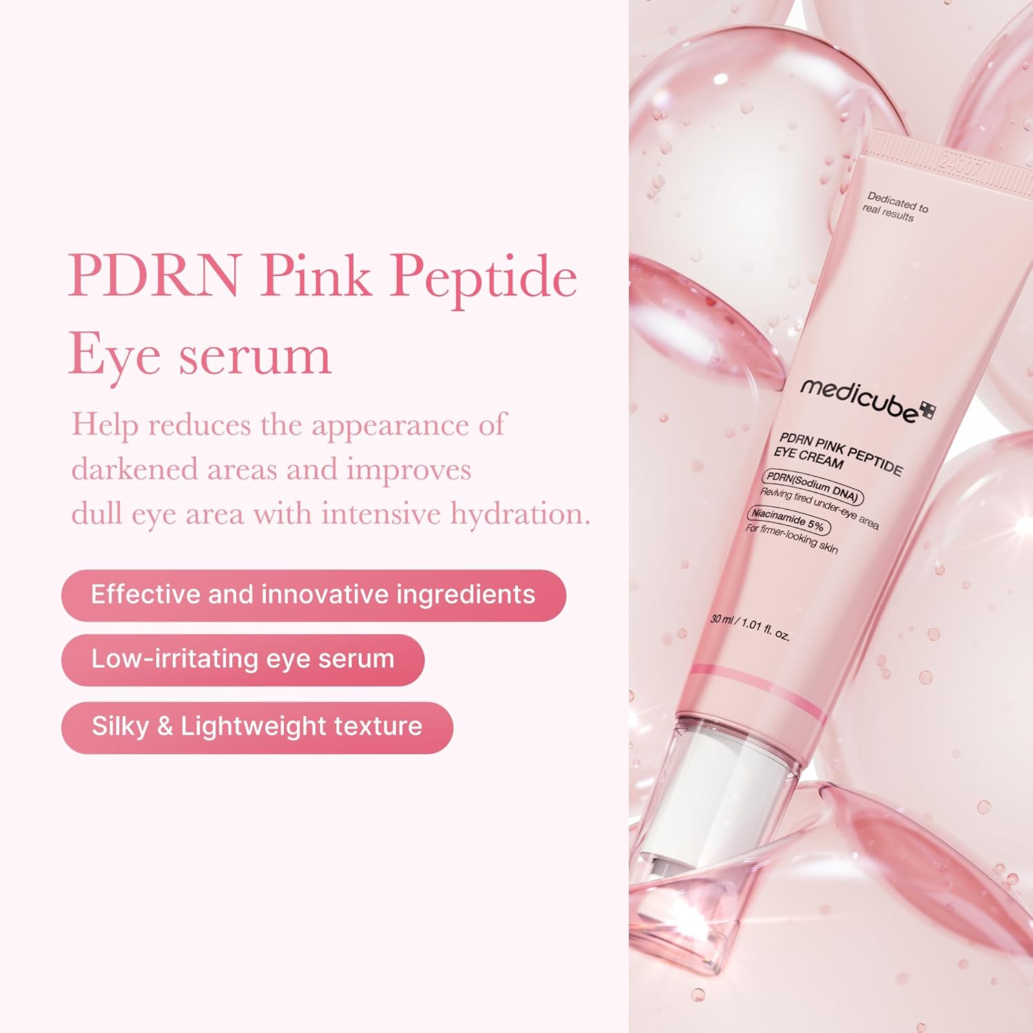 Medicube PDRN Pink Peptide Eye Cream 30 ml — vue 4