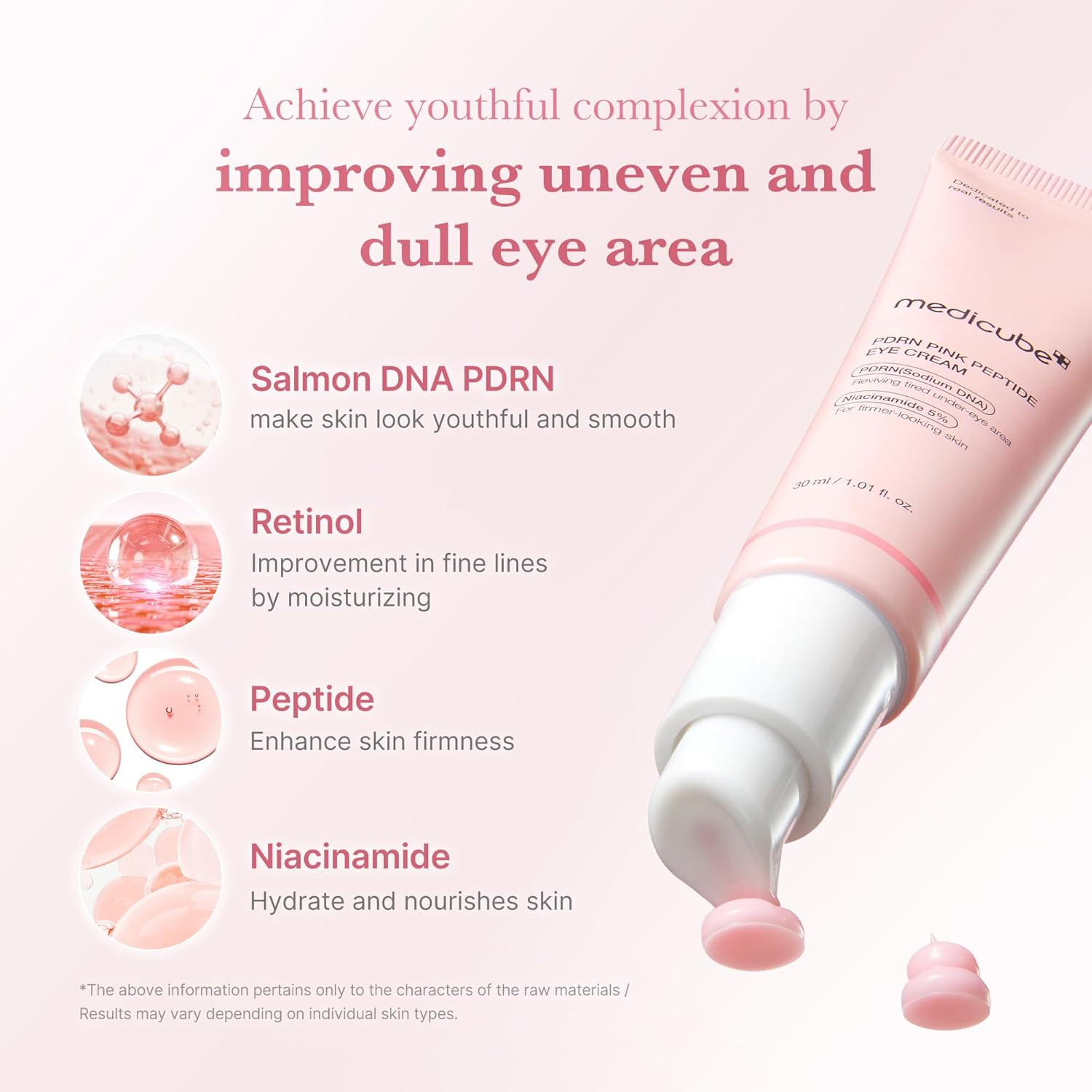 Medicube PDRN Pink Peptide Eye Cream 30 ml — vue 5