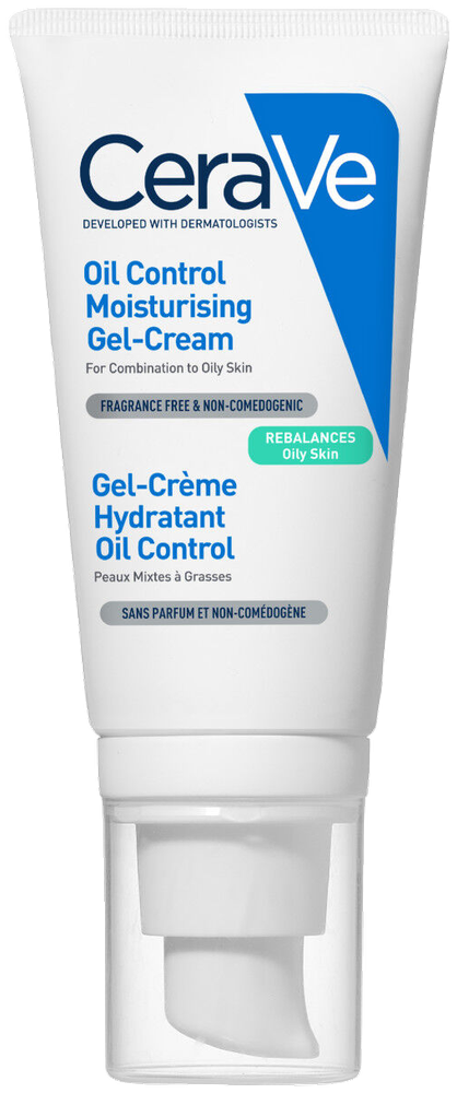 CeraVe Gel-Creme Hydratant Oil Control - Peaux Mixtes a Grasses - 52 ml