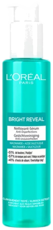 L'Oréal Paris Bright Reveal Nettoyant-Sérum Anti-Imperfections - 150 ml