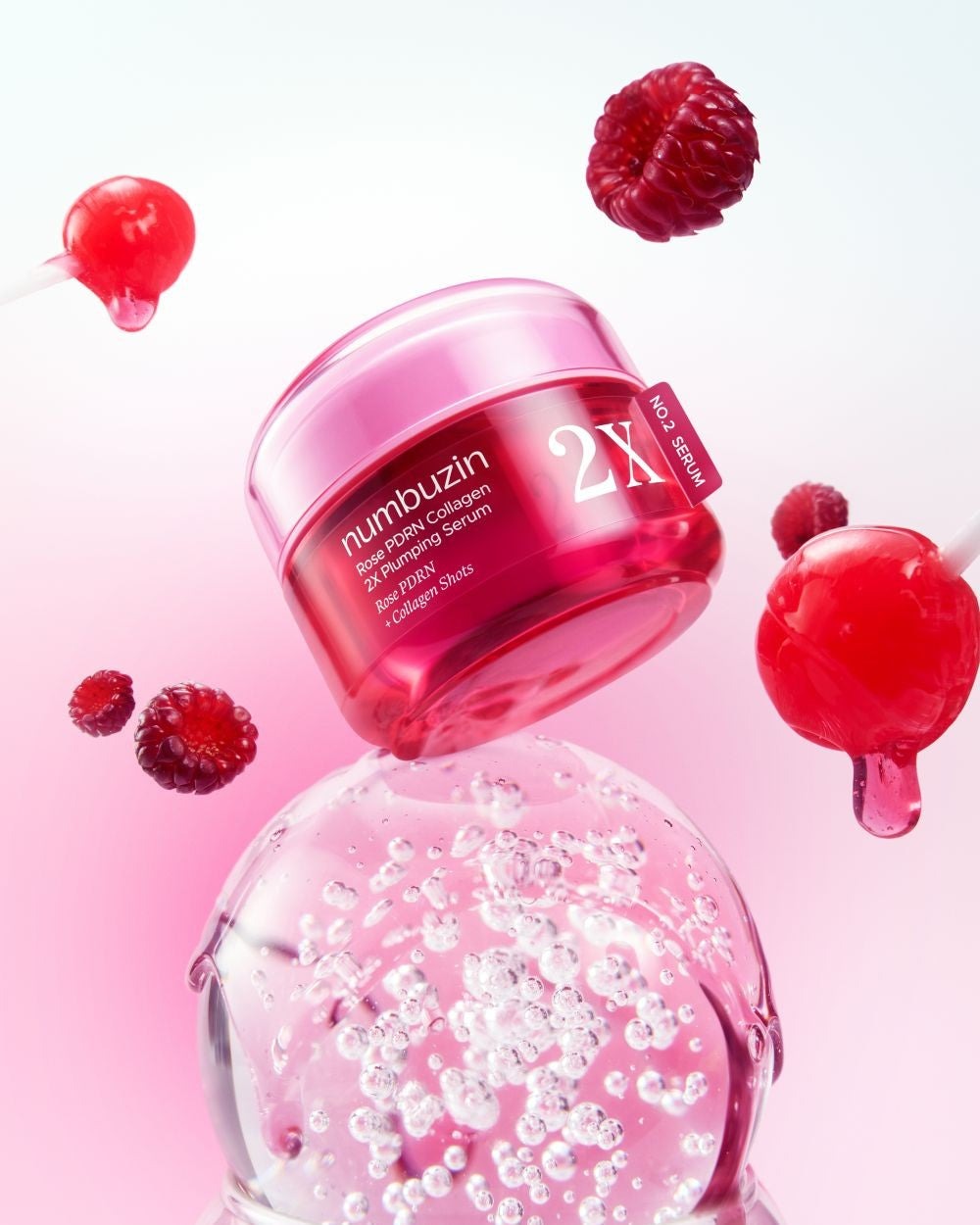 numbuzin No.2 Rose PDRN Collagen 2X Plumping Sérum - 30 ml