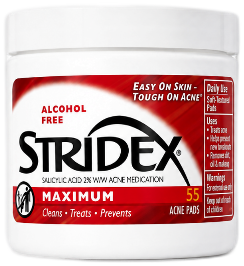 Stridex Maximum Pads Anti-Acné 2 % Acide Salicylique