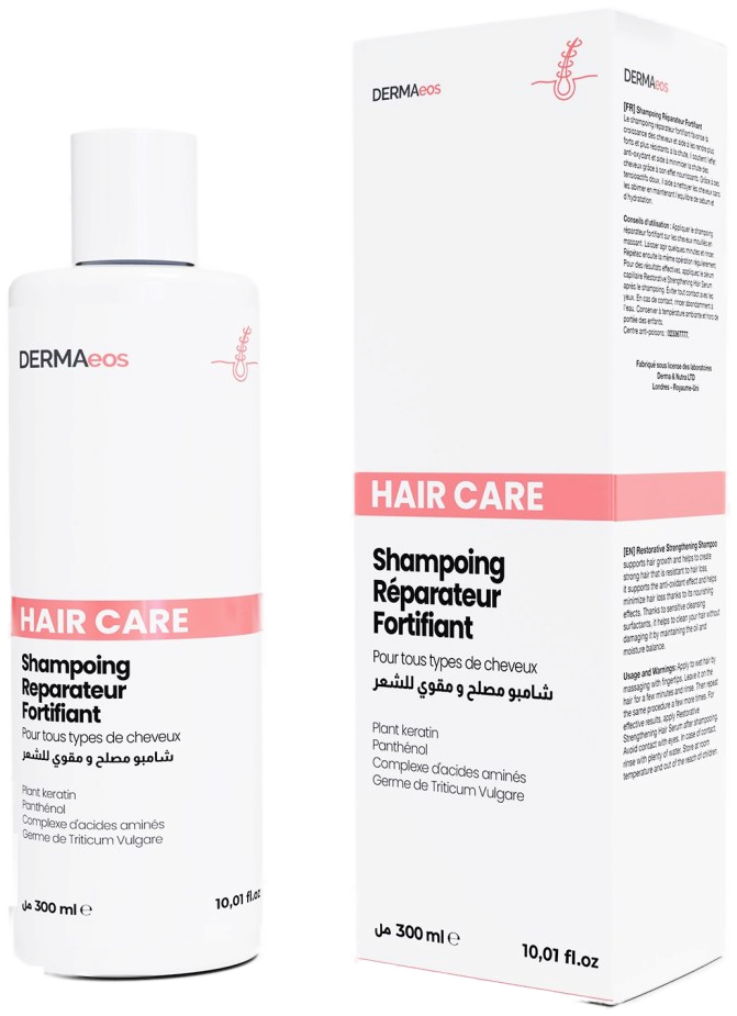 Dermaeos Hair Care Shampoing Réparateur Fortifiant 300 ml