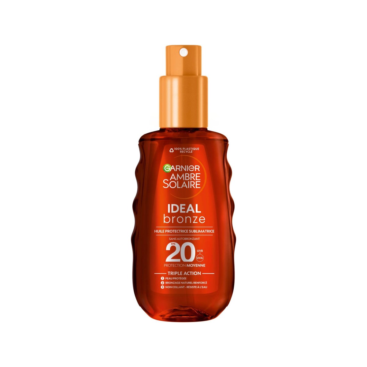 GARNIER Ambre Solaire Ideal Bronze Huile Protectrice SPF20 150ml