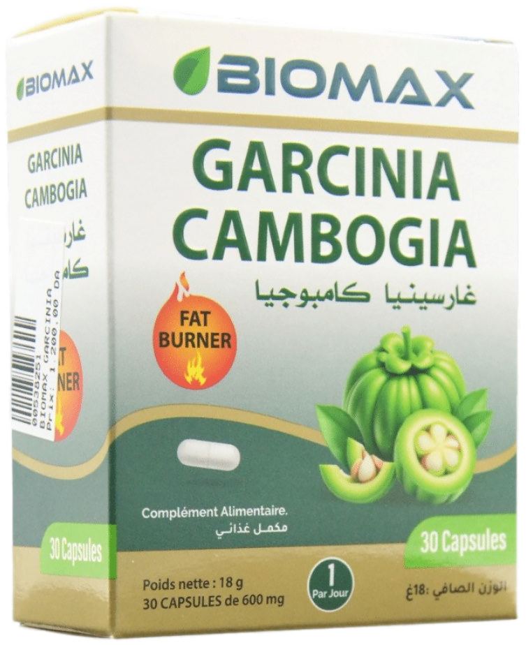 Biomax Garcinia Cambogia - Boîte de 30