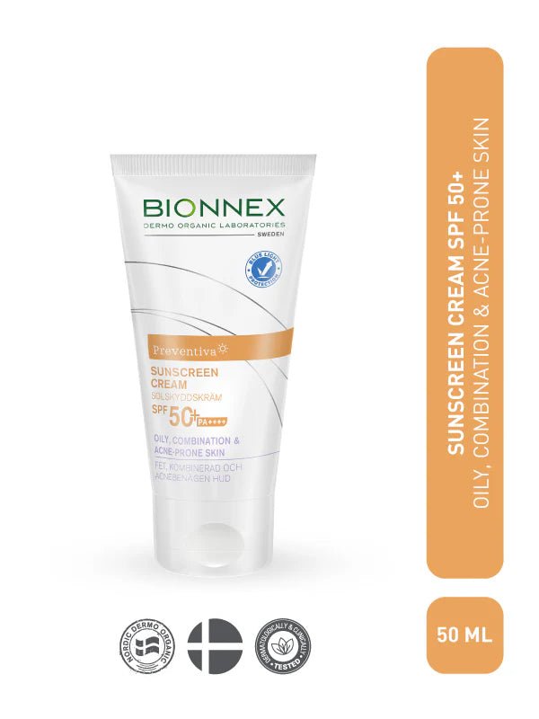 Bionnex Solaire Preventiva Crème SPF50 Peau Acnéique 50ml