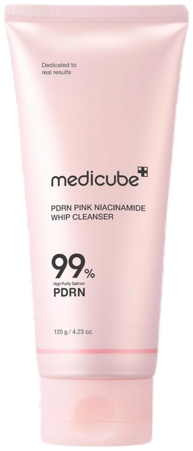 MEDICUBE PDRN Pink Niacinamide Whip Cleanser 120g — vue 2