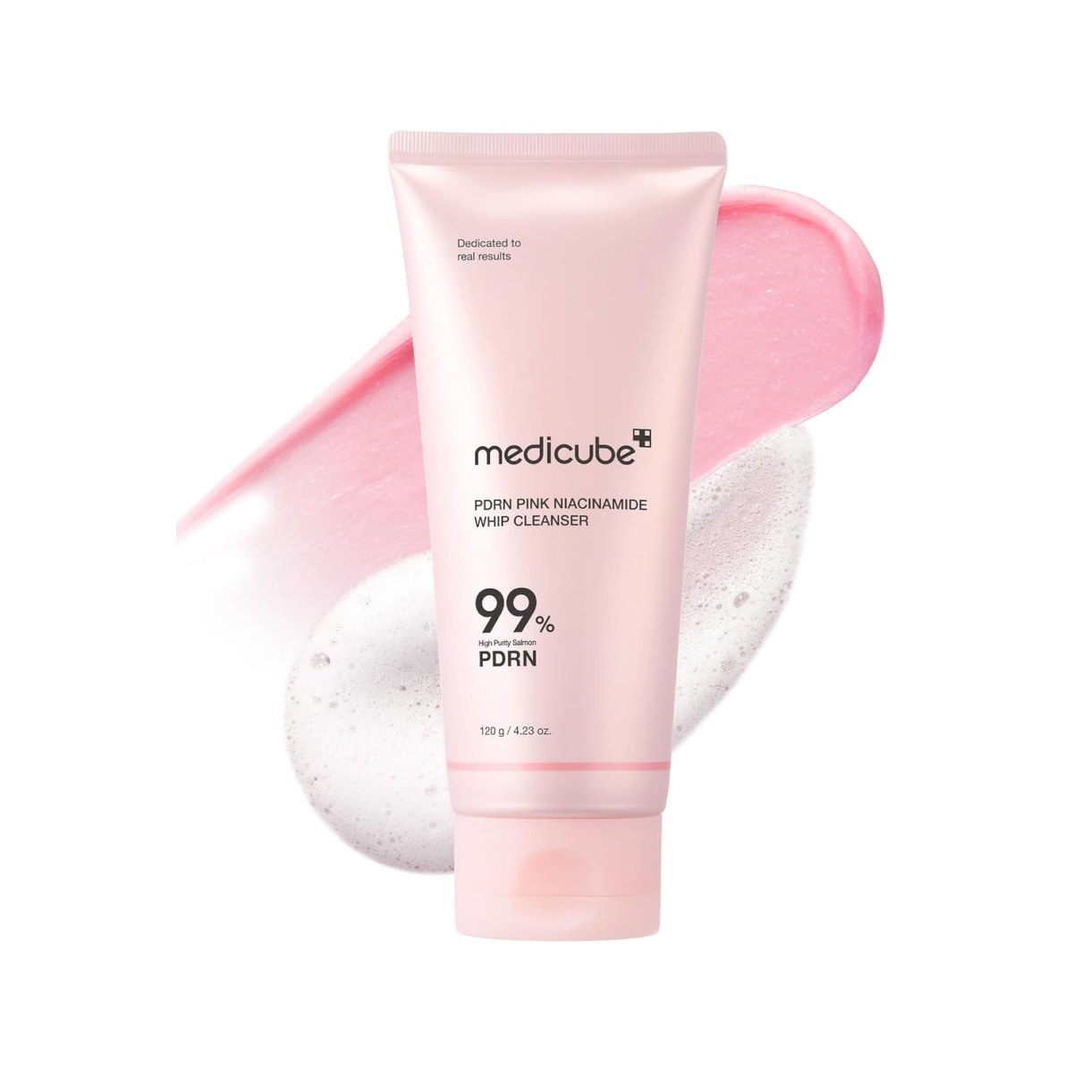 MEDICUBE PDRN Pink Niacinamide Whip Cleanser 120g