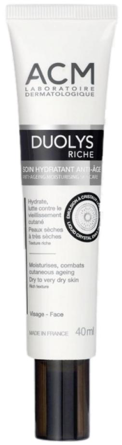 ACM Duolys Riche Soin Hydratant Anti-Âge Peaux Sèches a Très Sèches 40 ml