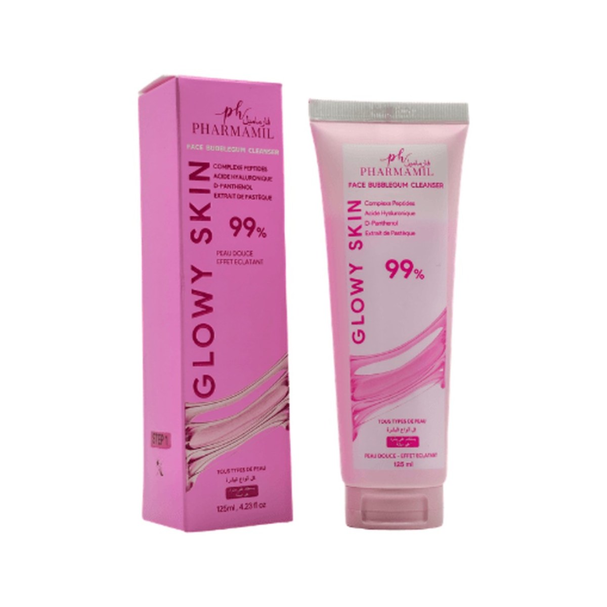 Pharmamil Gel Nettoyant Face Bubble Gum 125 ml