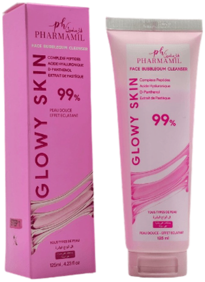 Pharmamil Gel Nettoyant Face Bubble Gum 125 ml