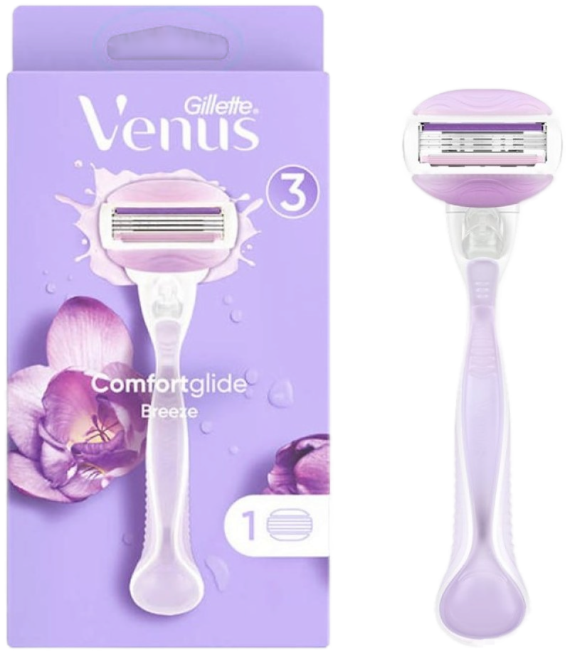Gillette Venus Breeze Rasoir 3 lames - Manche + 2 recharges