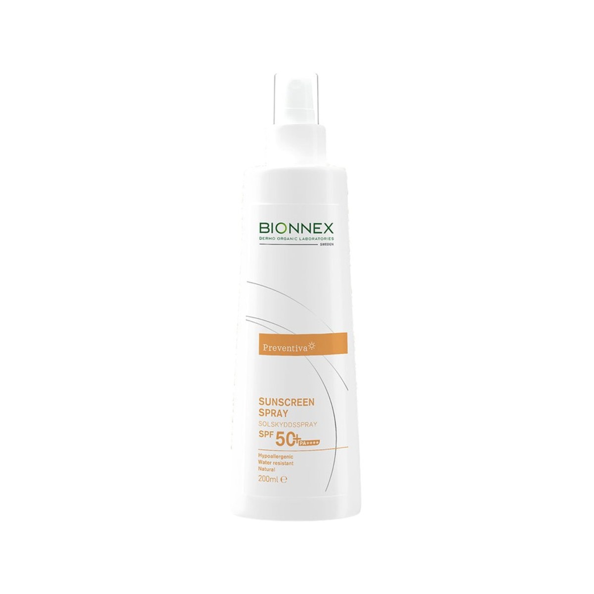 Bionnex Preventiva Spray Solaire SPF50+ 150 ml
