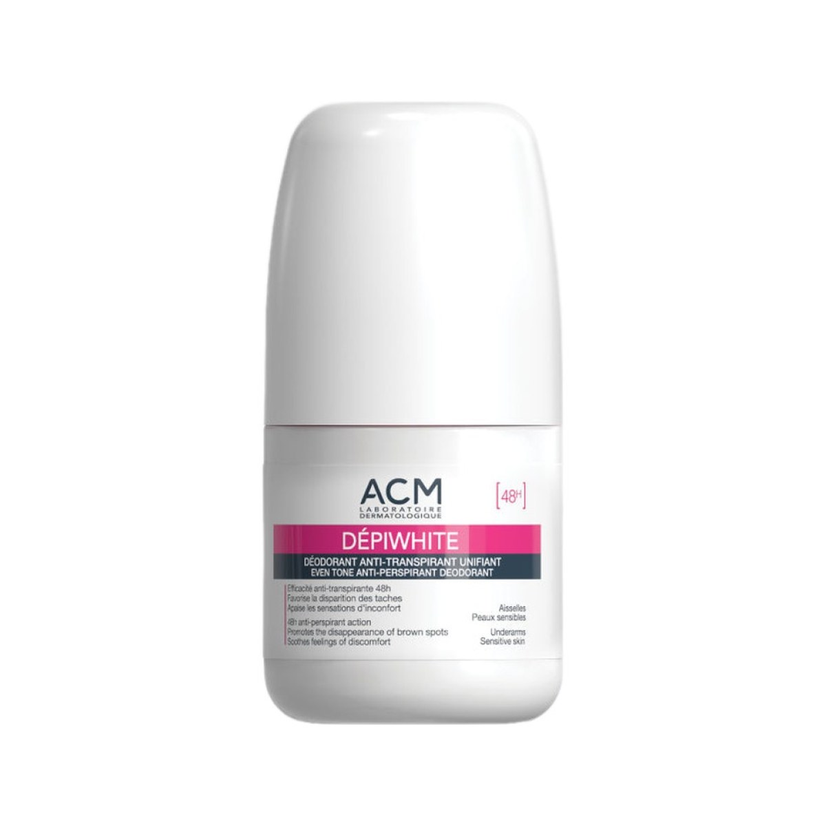 ACM Déodorant Anti-Transpirant Intensif 72H Peaux Sensibles Roll-On 50 ml