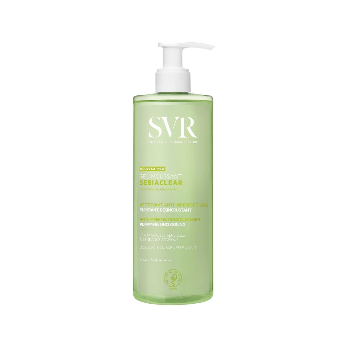 SVR Gel Moussant Sebiaclear Anti-Imperfection 400 ml