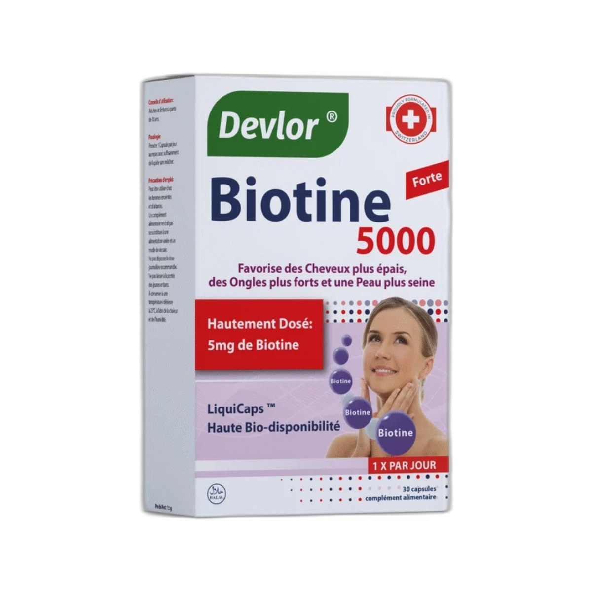 Devlor Biotine 5000 Forte - 30 capsules