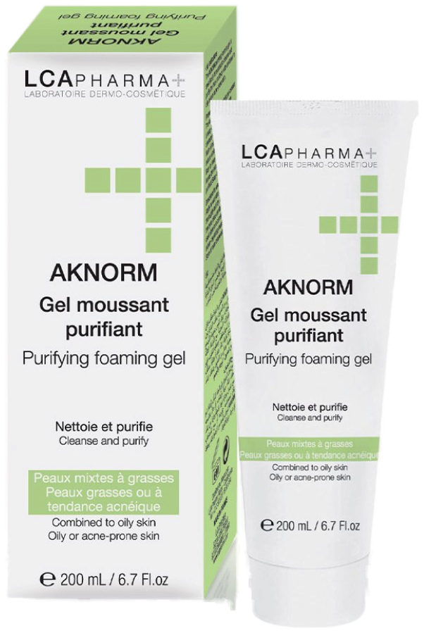 LCA Pharma Aknorm Gel Moussant Purifiant 200 ml — vue 2