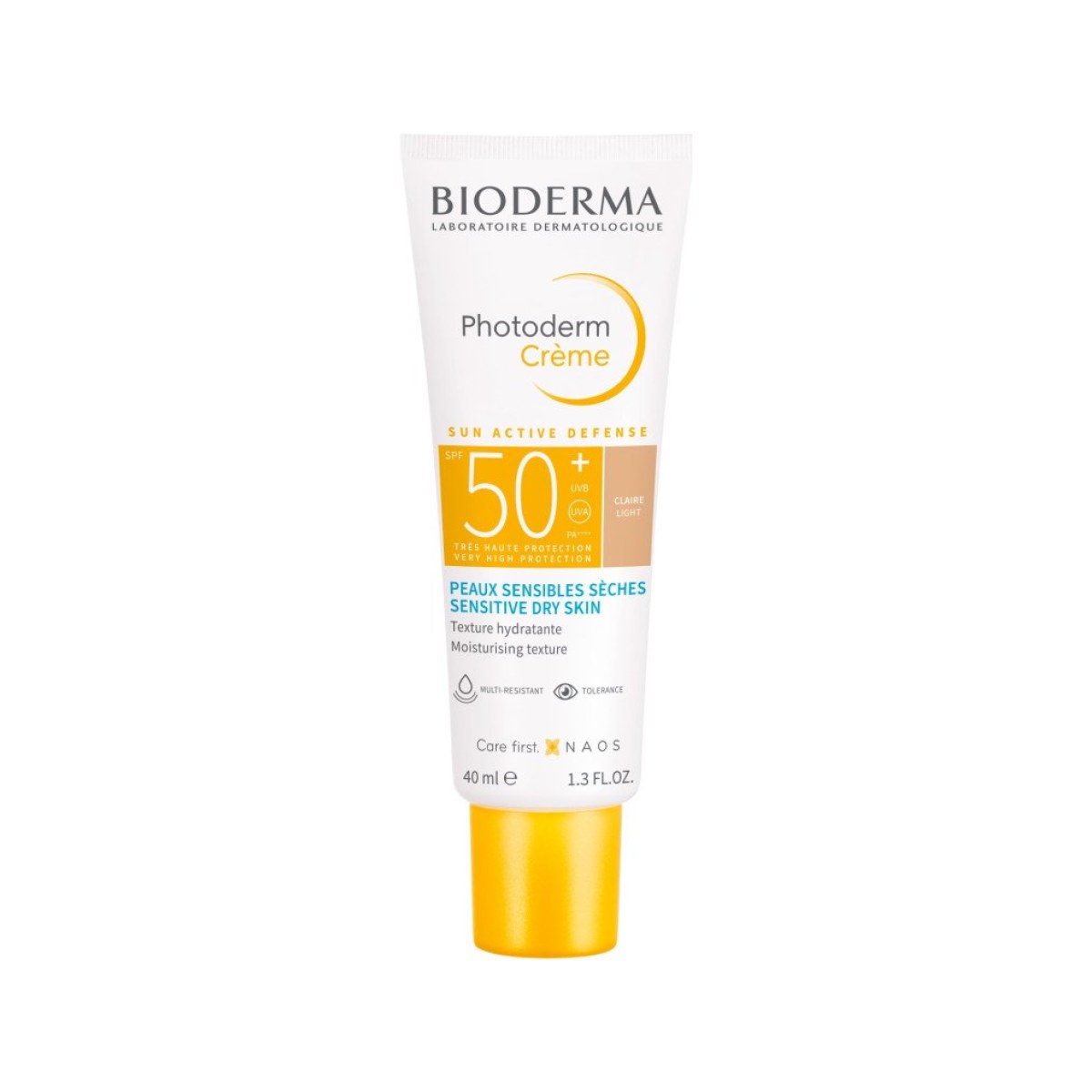Bioderma Photoderm Crème SPF50+ Teinté Claire - Peaux sensibles sèches - 40 ml