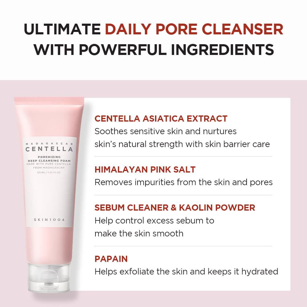 SKIN1004 Madagascar Centella Poremizing Deep Cleansing Foam 125 ml — vue 5