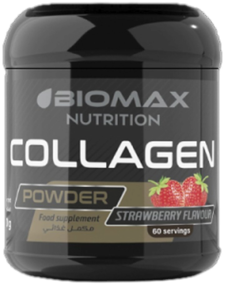 Biomax Nutrition Collagen Poudre Strawberry 300 g