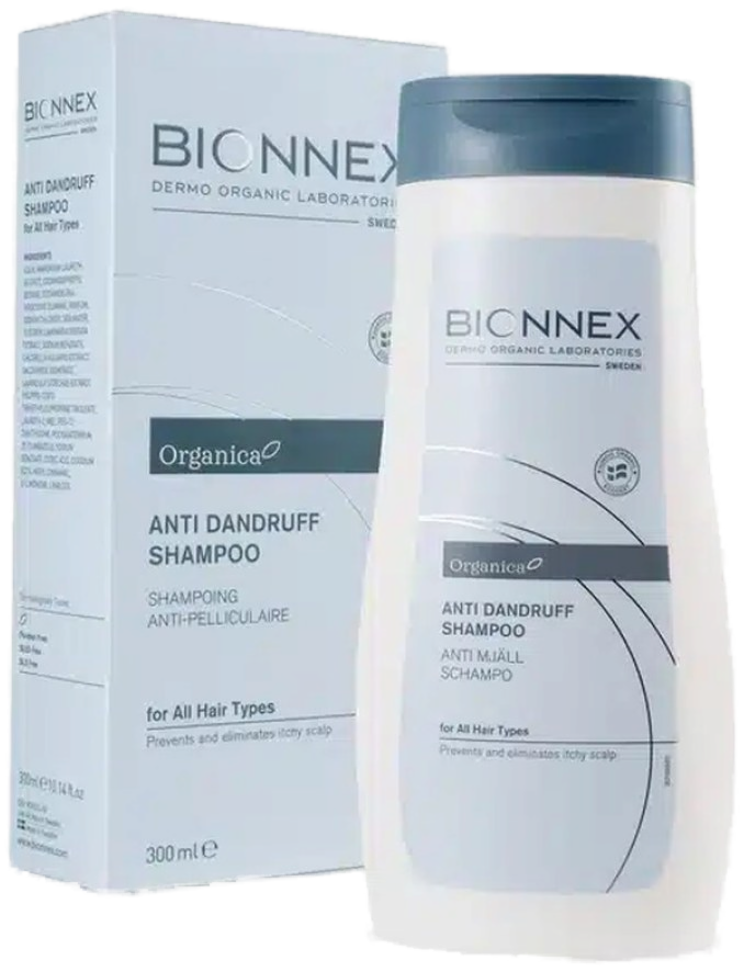 Bionnex Organica Shampoing Anti-Pelliculaire Tout Type de Cheveux 300 ml