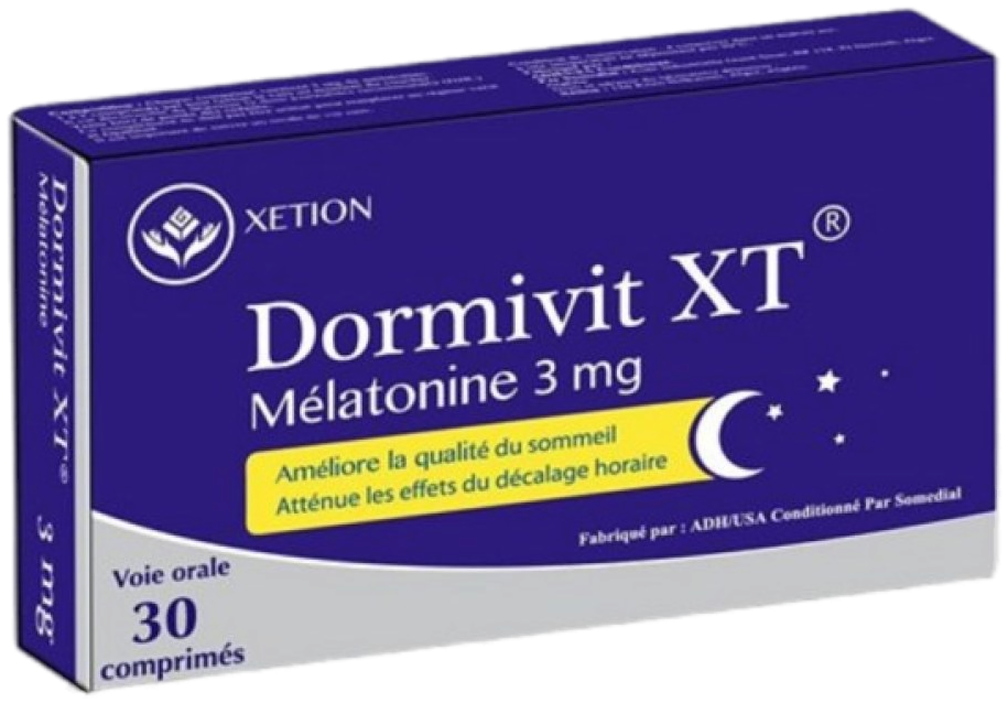Dormivit Mélatonine 3 mg - Boîte de 30