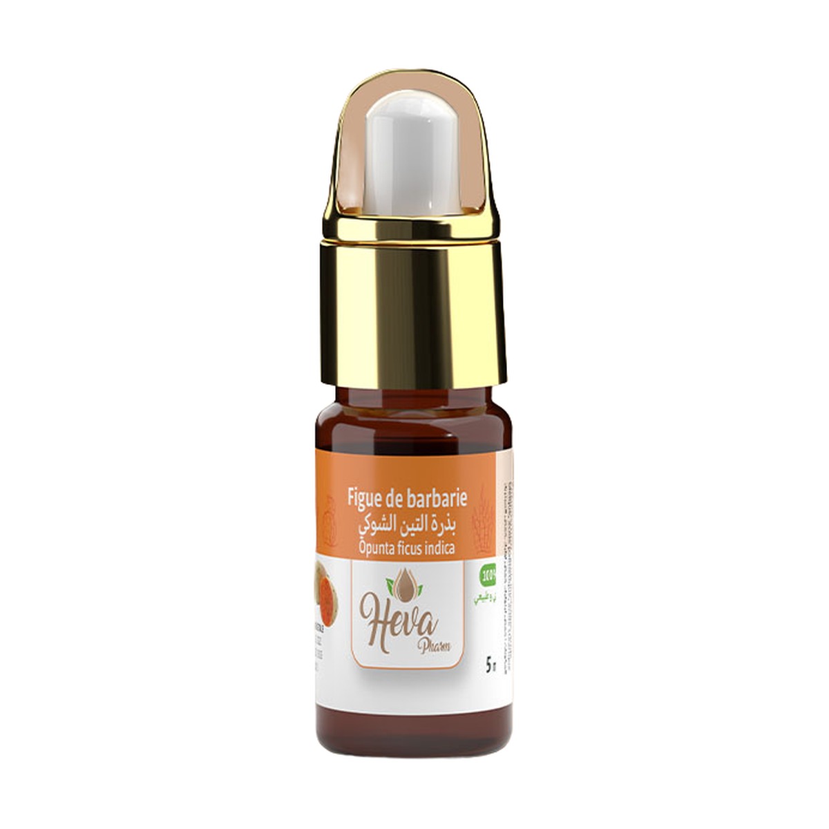 HEVA Huile Végétale Figue de Barbarie 10 ml — vue 2