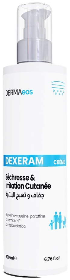 Dermaeos Dexeram Crème Sécheresse et Irritation Cutanée Mains et Corps 200 ml