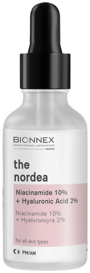 Bionnex The Nordea Sérum à la Niacinamide 10% + Acide Hyaluronique 2% 30 ml
