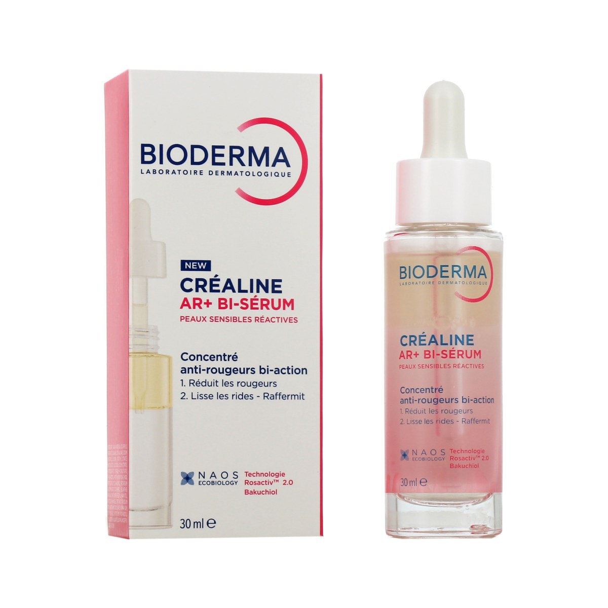 BIODERMA Crealine AR+Bi-Sérum Concentré anti-rougeurs 30ml