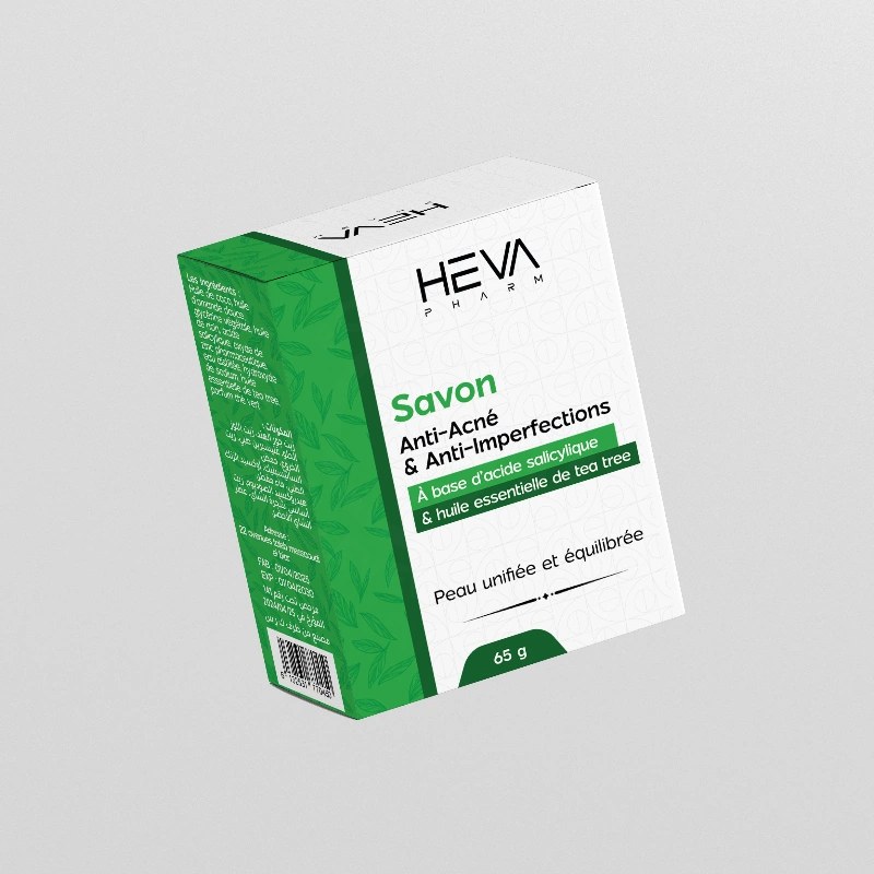 HEVA Savon Anti-Acné 65 g