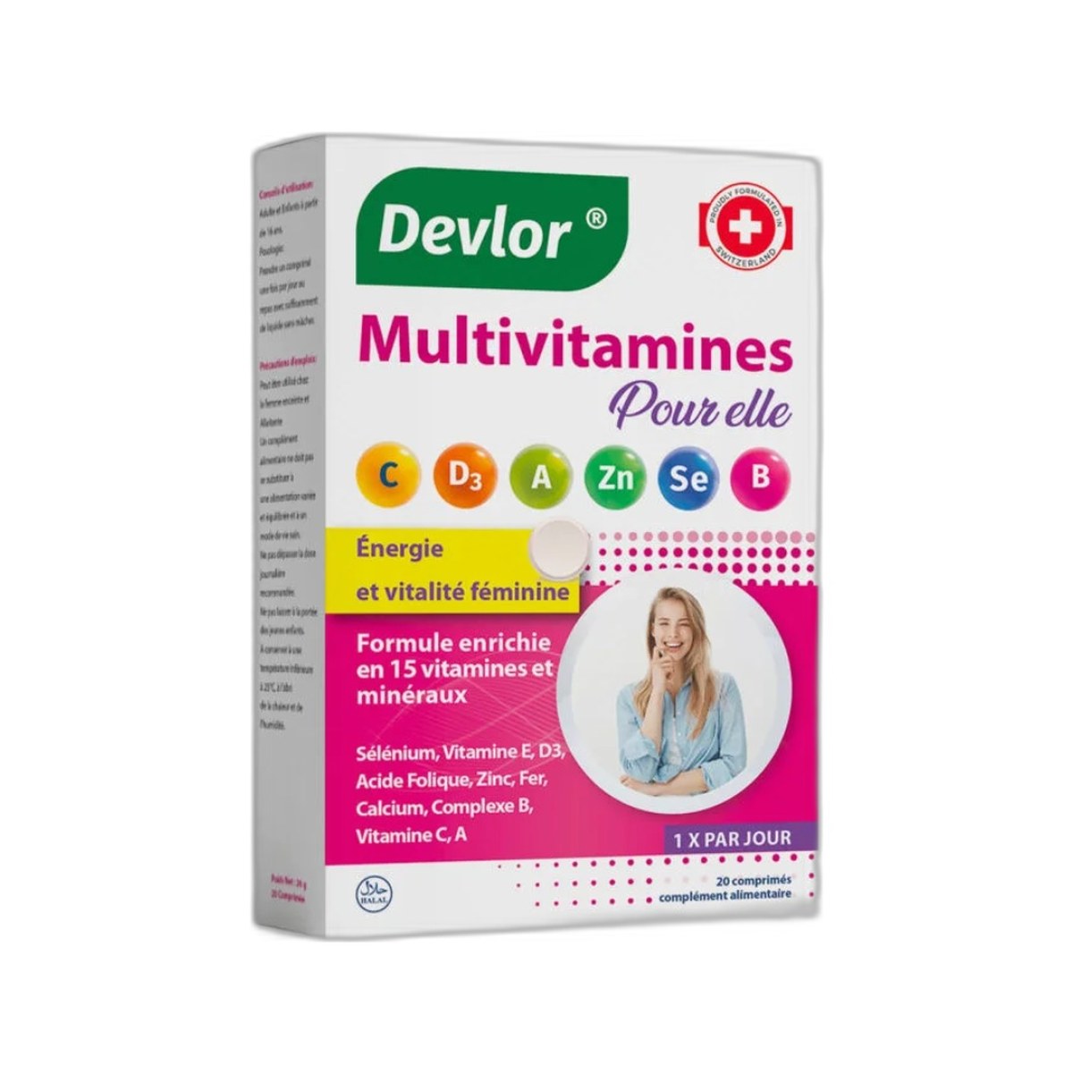 Devlor Multivitamines Pour Elle - 20 comprimés