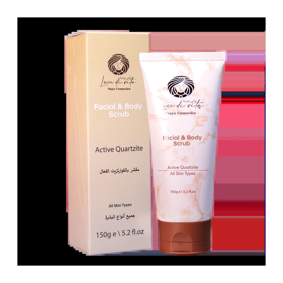 Luce di Vita Facial & Body Scrub - Active Quartzite 150 g