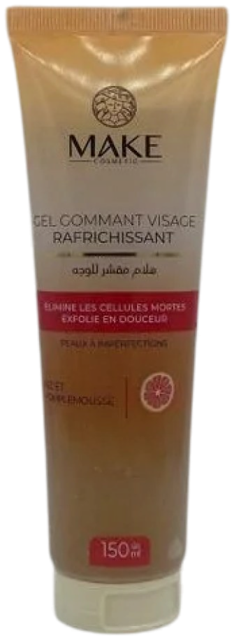 Make Cosmetic Gel Gommant Visage Riz et Pamplemousse 150 ml — vue 2