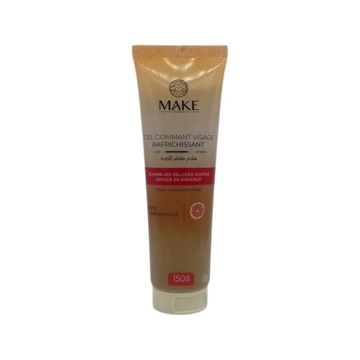 Make Cosmetic Gel Gommant Visage Riz et Pamplemousse 150 ml