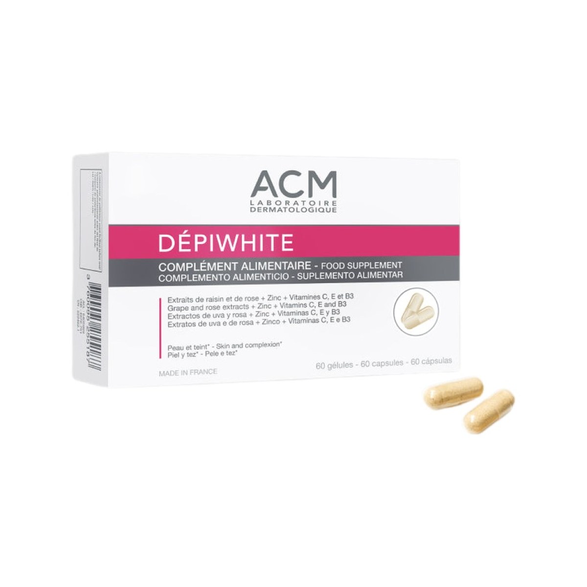 ACM Dépiwhite Complément Alimentaire Gélules - 60 gélules