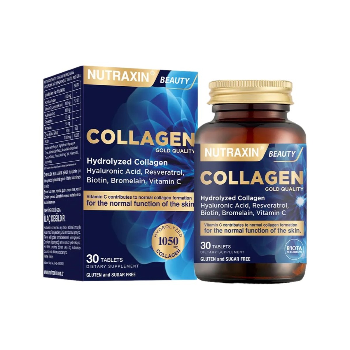 Nutraxin Collagen Gold - 30 comprimés