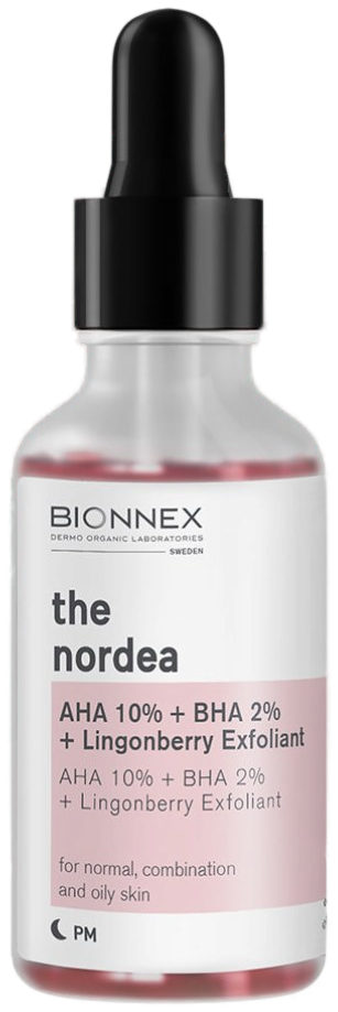 Bionnex The Nordea Sérum Exfoliant AHA 10% + BHA 2% Lingonberry 30 ml — vue 2