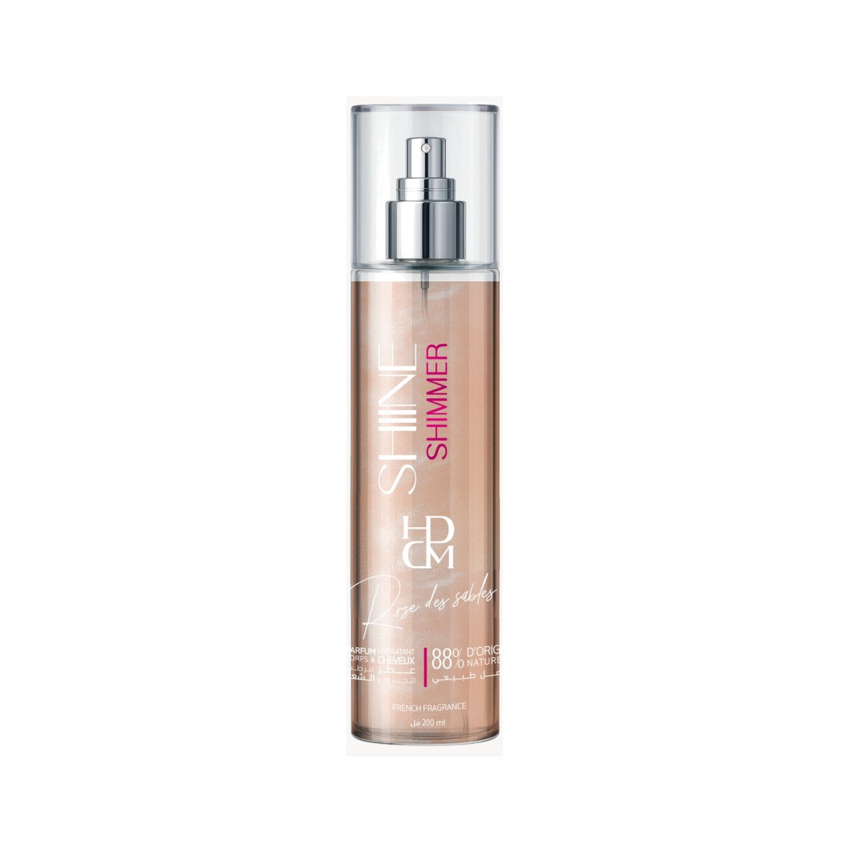Shiine Rose des Sables Shimmer Brume Pailletée Corps & Cheveux 200 ml