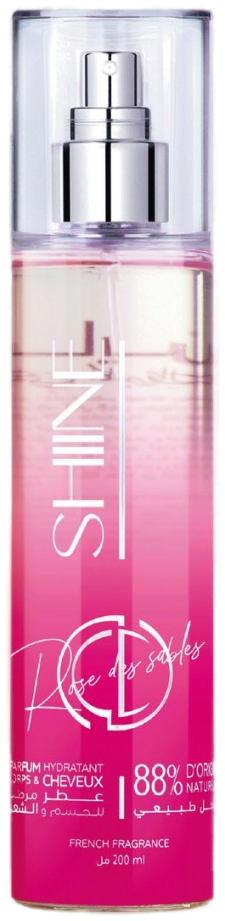 Shiine Rose des Sables - Brume Parfumée Hydratante Corps & Cheveux 200 ml