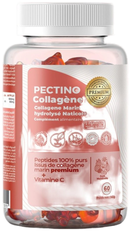 Pectino Gummies Collagène - Cure 1 mois - 60 gummies